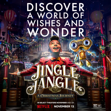 JINGLE JANGLE: A CHRISTMAS JOURNEY flies onto Netflix on November 13. #JingleJangle