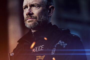 WARNING: Embargoed for publication until 14:00:01 on 22/11/2021 - Programme Name: The Responder - TX: 24/01/2022 - Episode: n/a (No. n/a) - Picture Shows: Chris (MARTIN FREEMAN) - (C) © 2021 Dancing Ledge Productions - Photographer: Rekha Garton