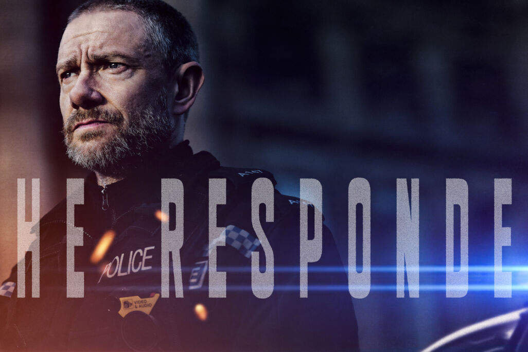WARNING: Embargoed for publication until 14:00:01 on 22/11/2021 - Programme Name: The Responder - TX: 24/01/2022 - Episode: n/a (No. n/a) - Picture Shows: Chris (MARTIN FREEMAN) - (C) © 2021 Dancing Ledge Productions - Photographer: Rekha Garton