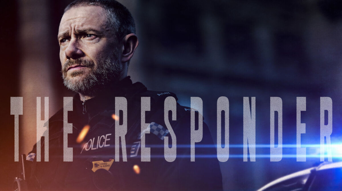 WARNING: Embargoed for publication until 14:00:01 on 22/11/2021 - Programme Name: The Responder - TX: 24/01/2022 - Episode: n/a (No. n/a) - Picture Shows: Chris (MARTIN FREEMAN) - (C) © 2021 Dancing Ledge Productions - Photographer: Rekha Garton