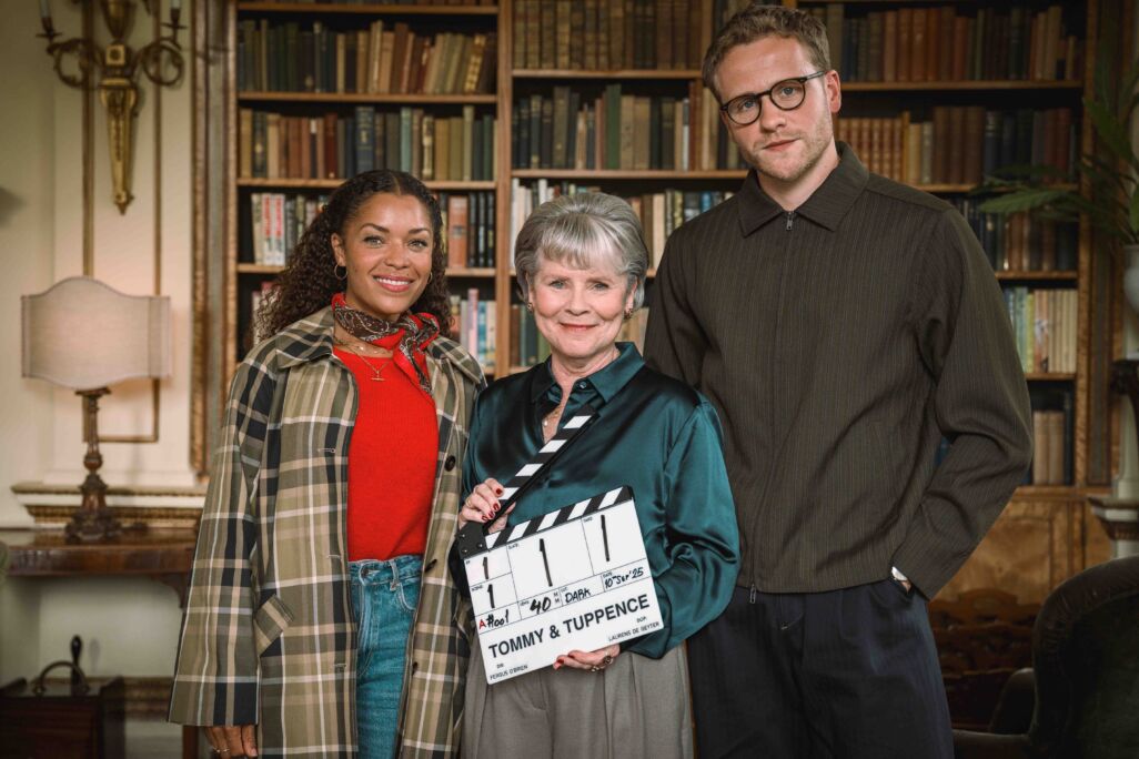 TOMMY & TUPPENCE (BRITBOX)
In the first contemporary English language television series adaptation of Agatha ChristieÕs stories, Tommy and Tuppence are a detective duo for the ages. They fall in love, fall out of it, and tumble back in, all while solving some thrilling, entertaining mysteries along the way
L-R. Antonia Thomas, Imelda Staunton, Josh Dylan